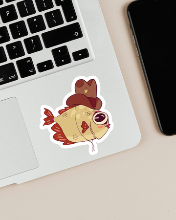 Cowboy Fish | Sticker
