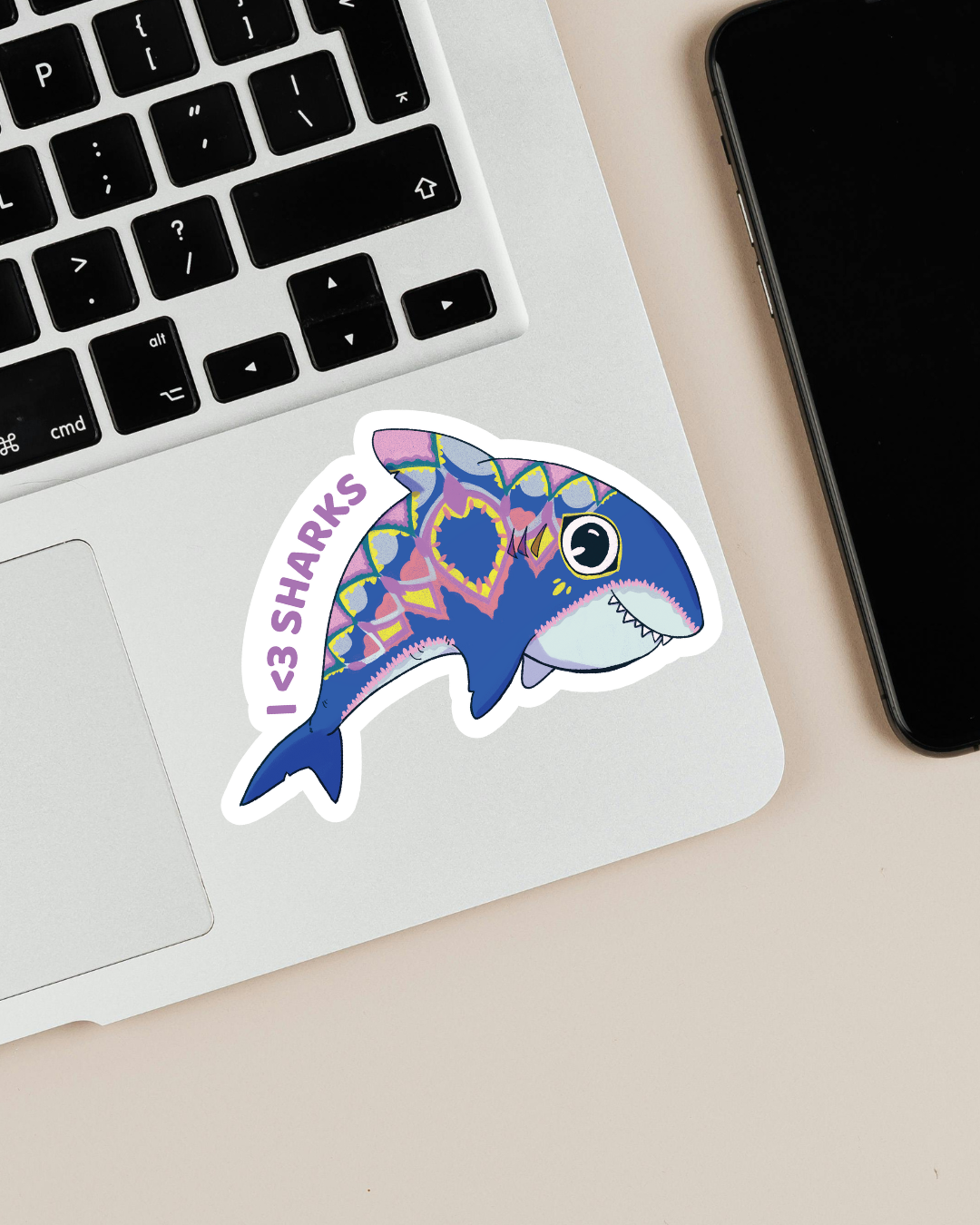 I <3 Sharks | Great White Shark | Sticker