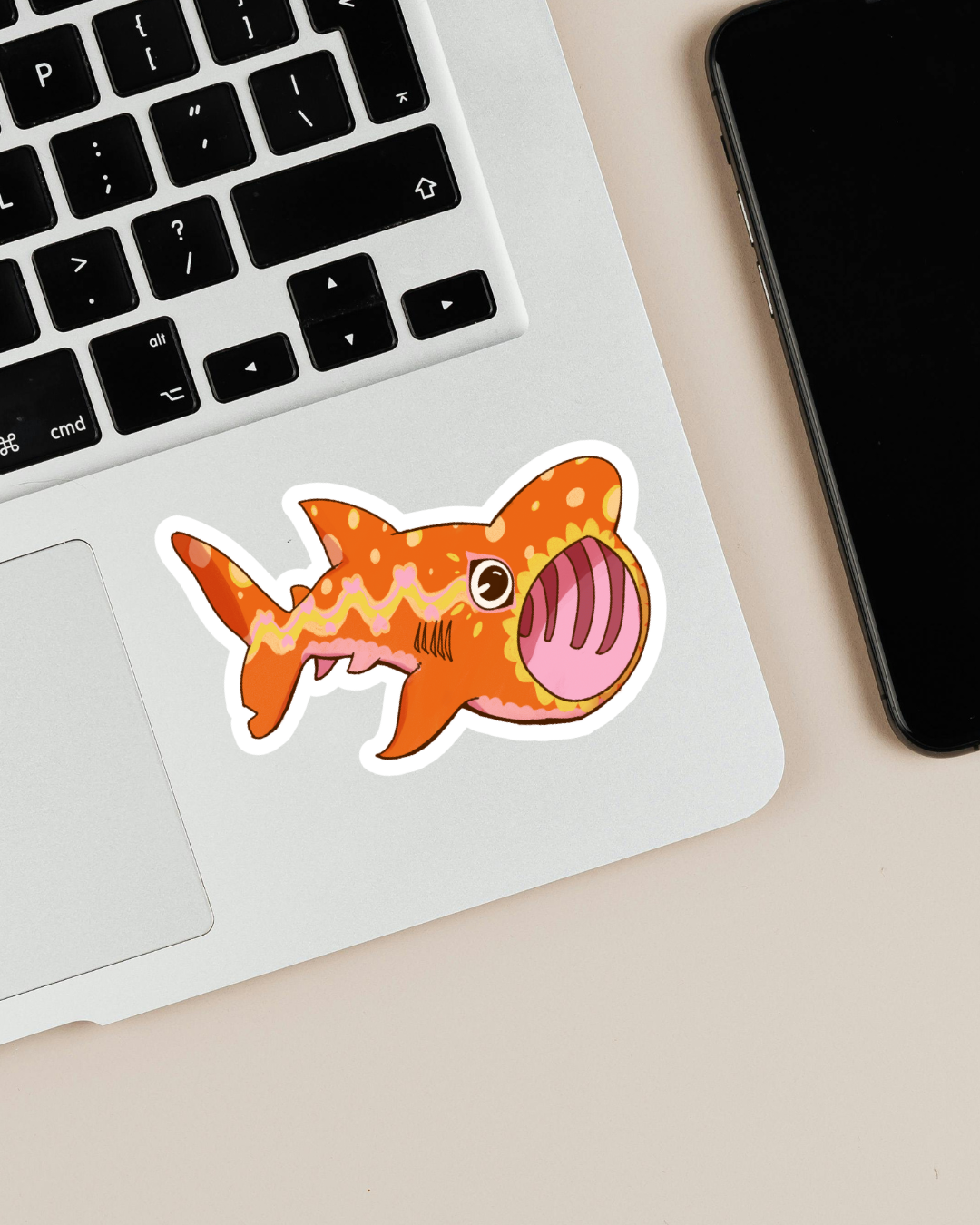 Basking Shark Fish Sticker