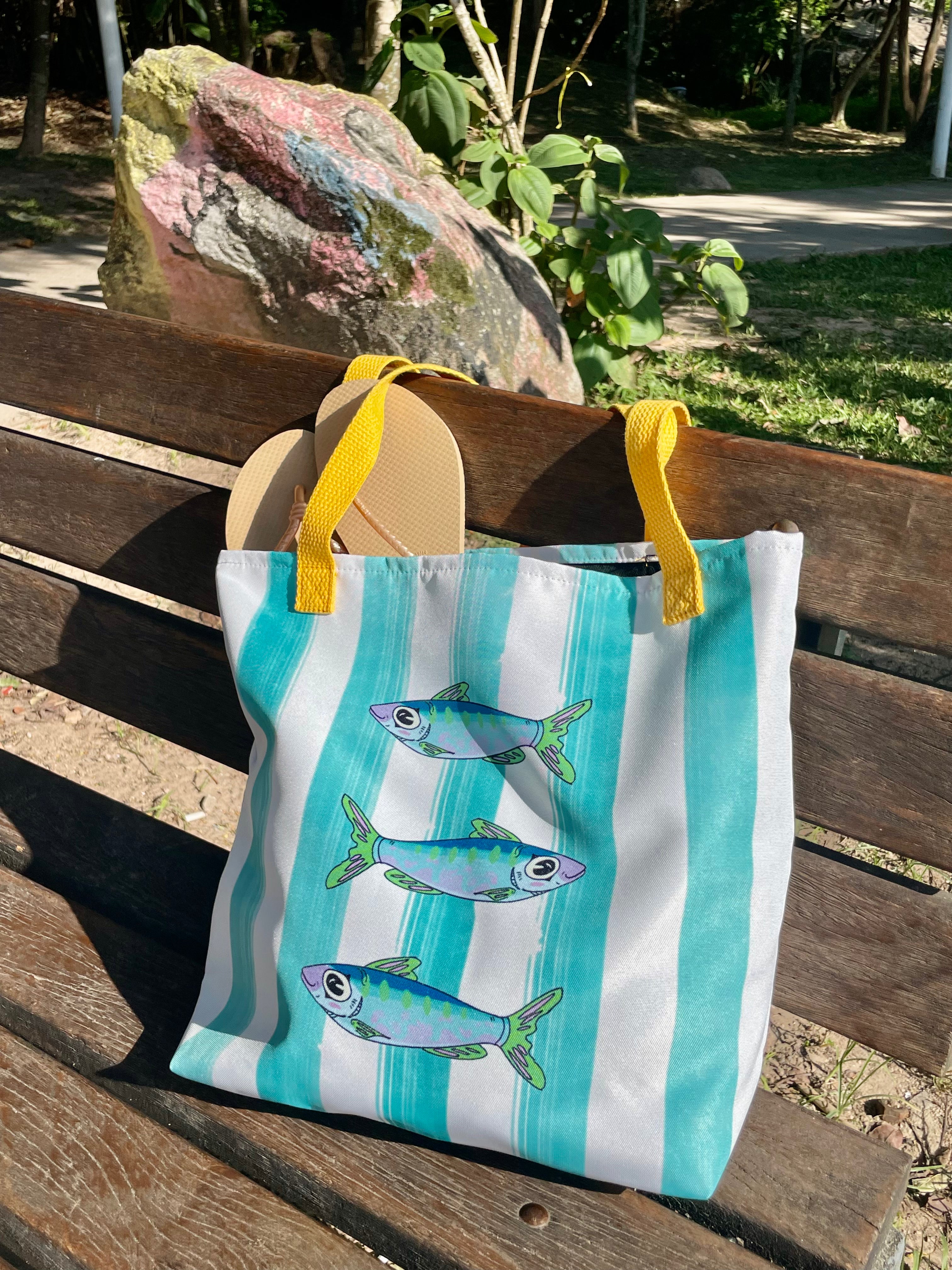 Sardines | Striped Tote