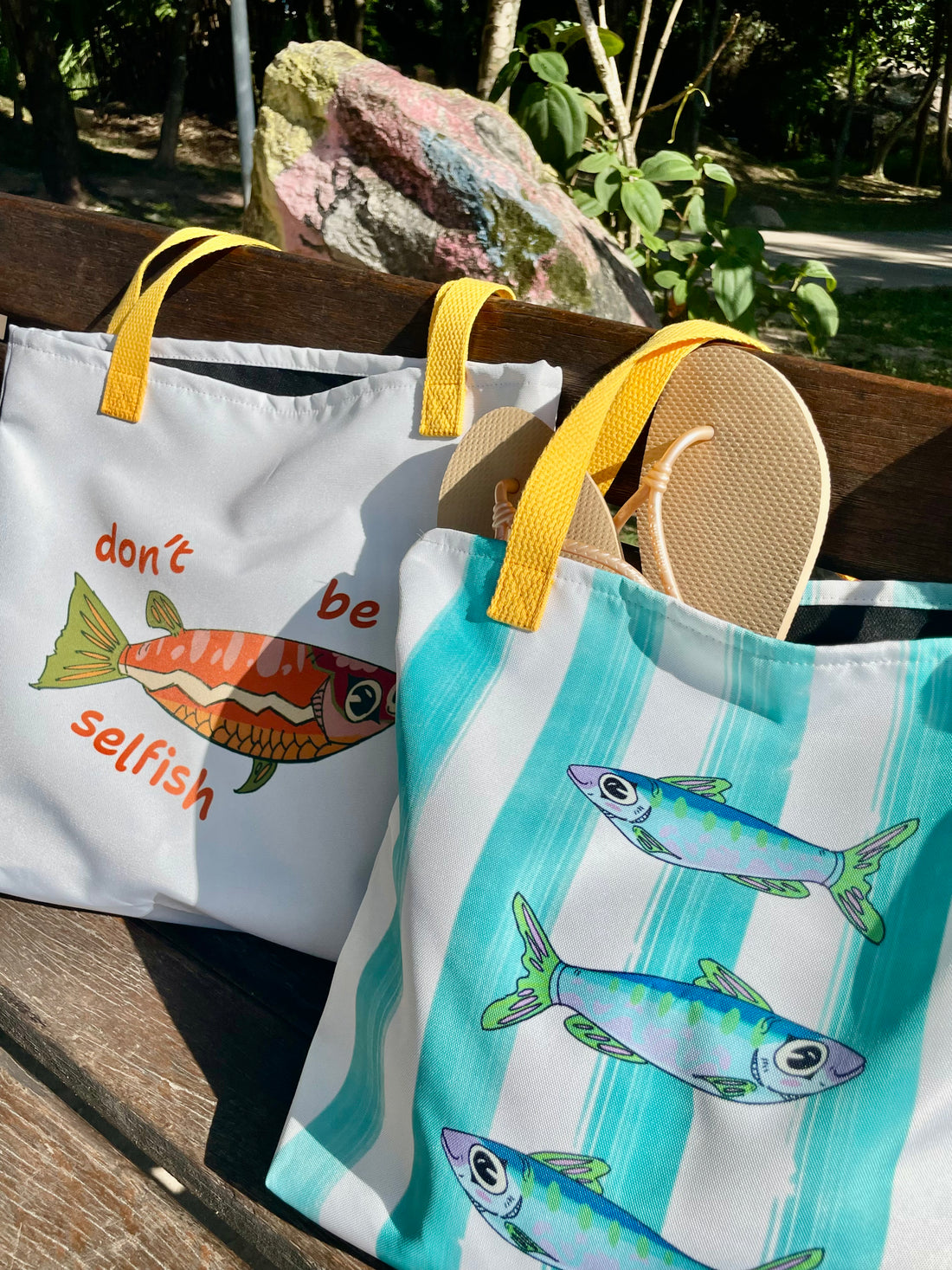 Sardines | Striped Tote