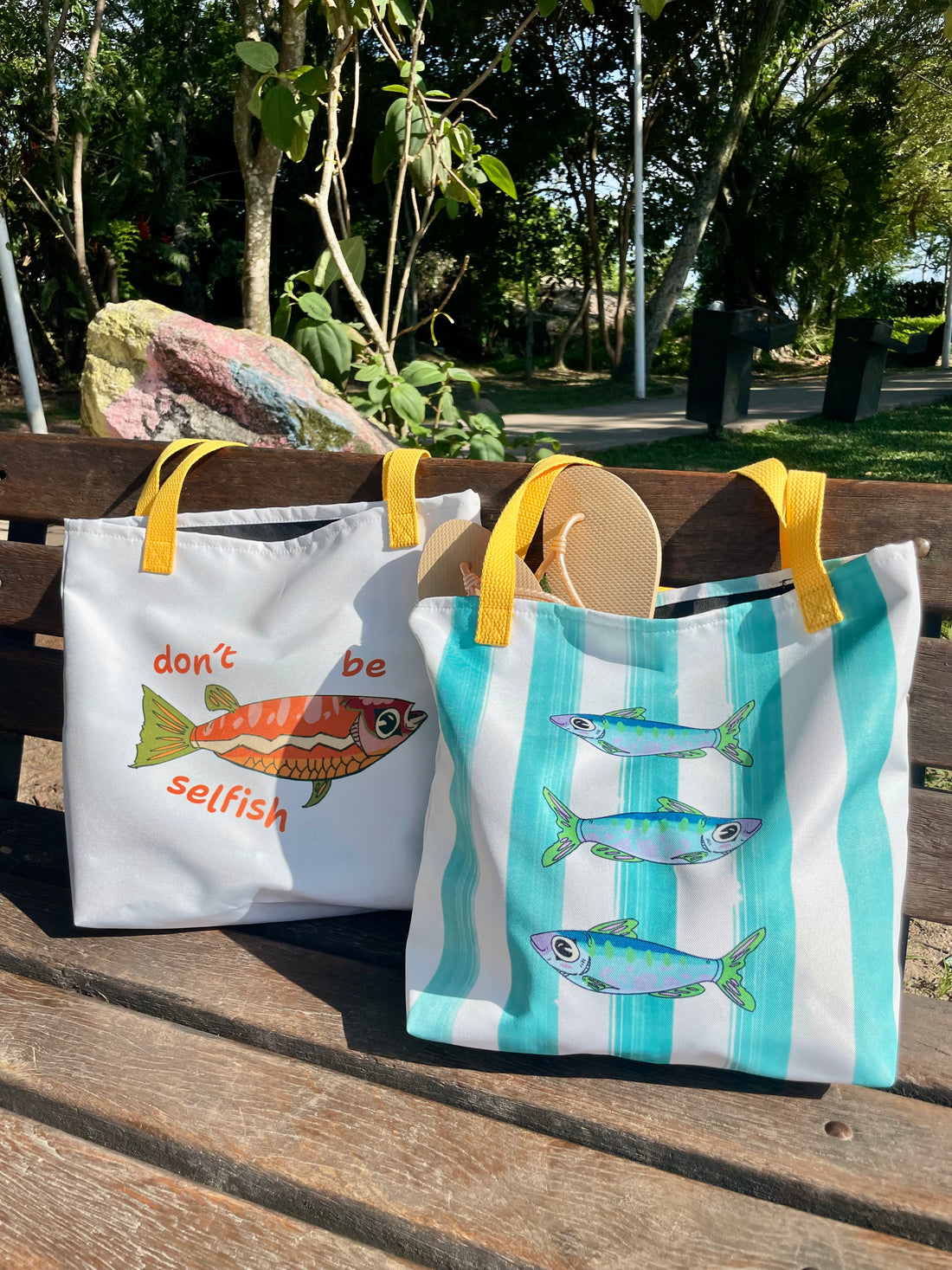 "don't be selfish" | Rice Fish | Tote