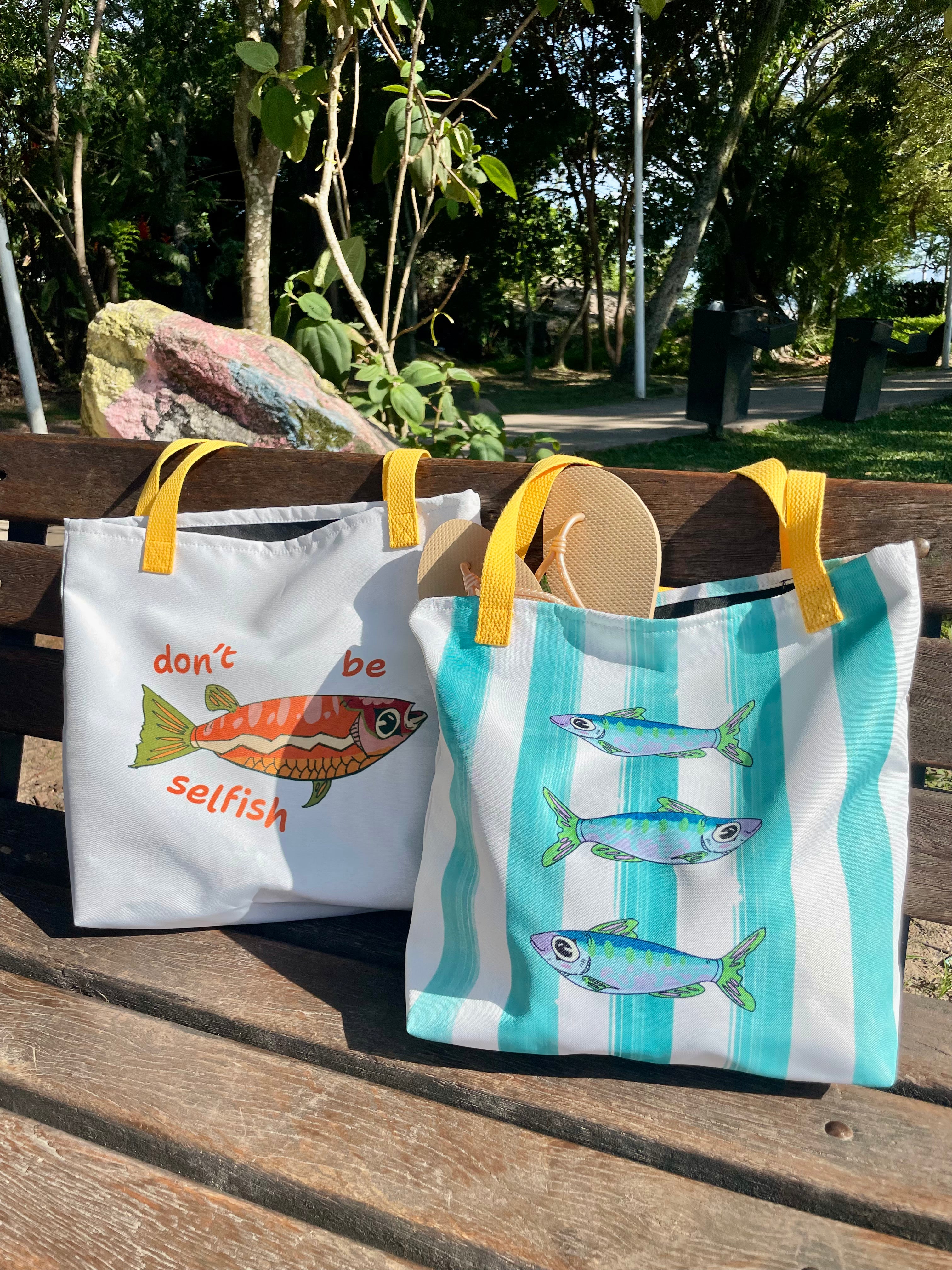"don't be selfish" | Rice Fish | Tote