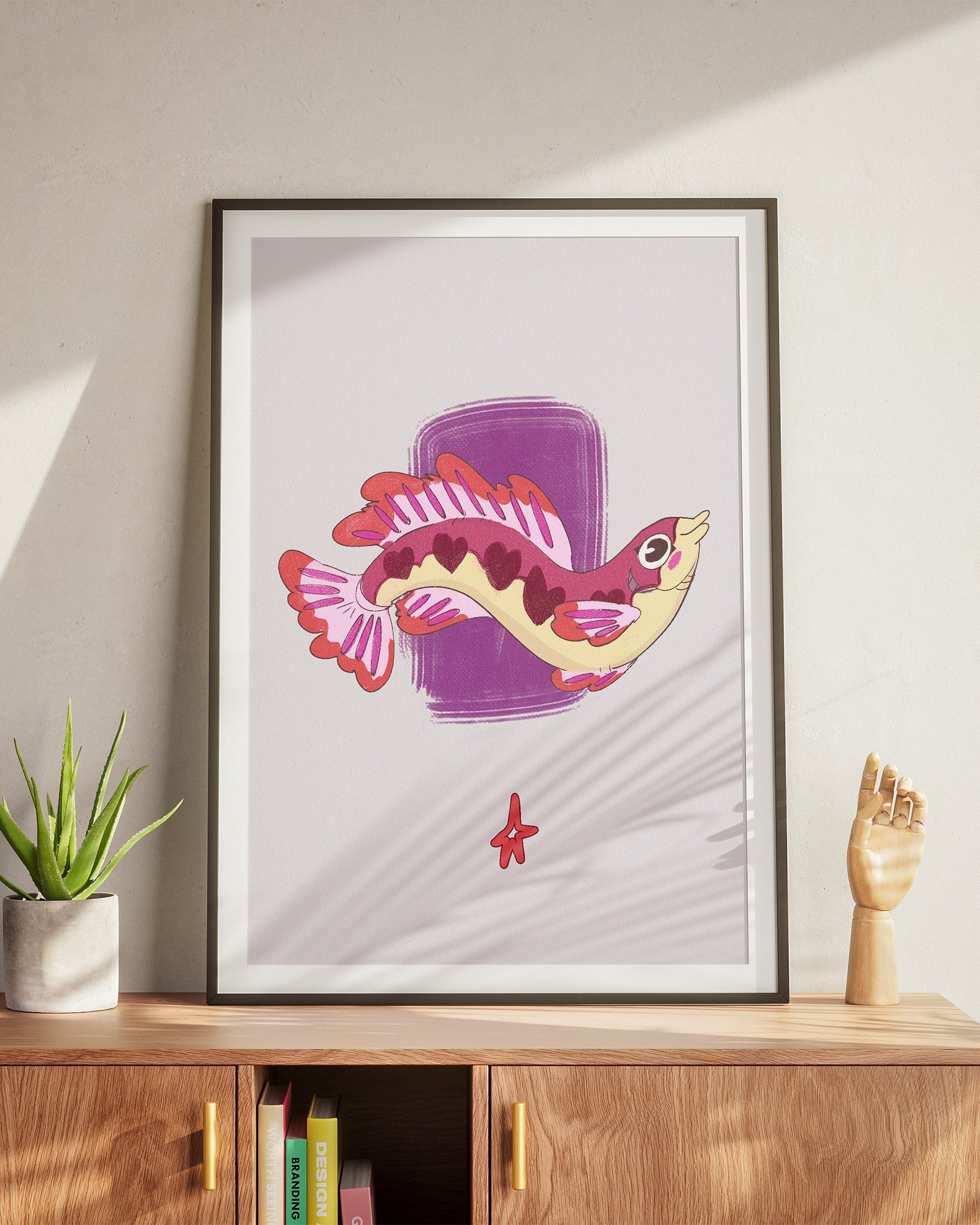 Love Fish | Vertical Print