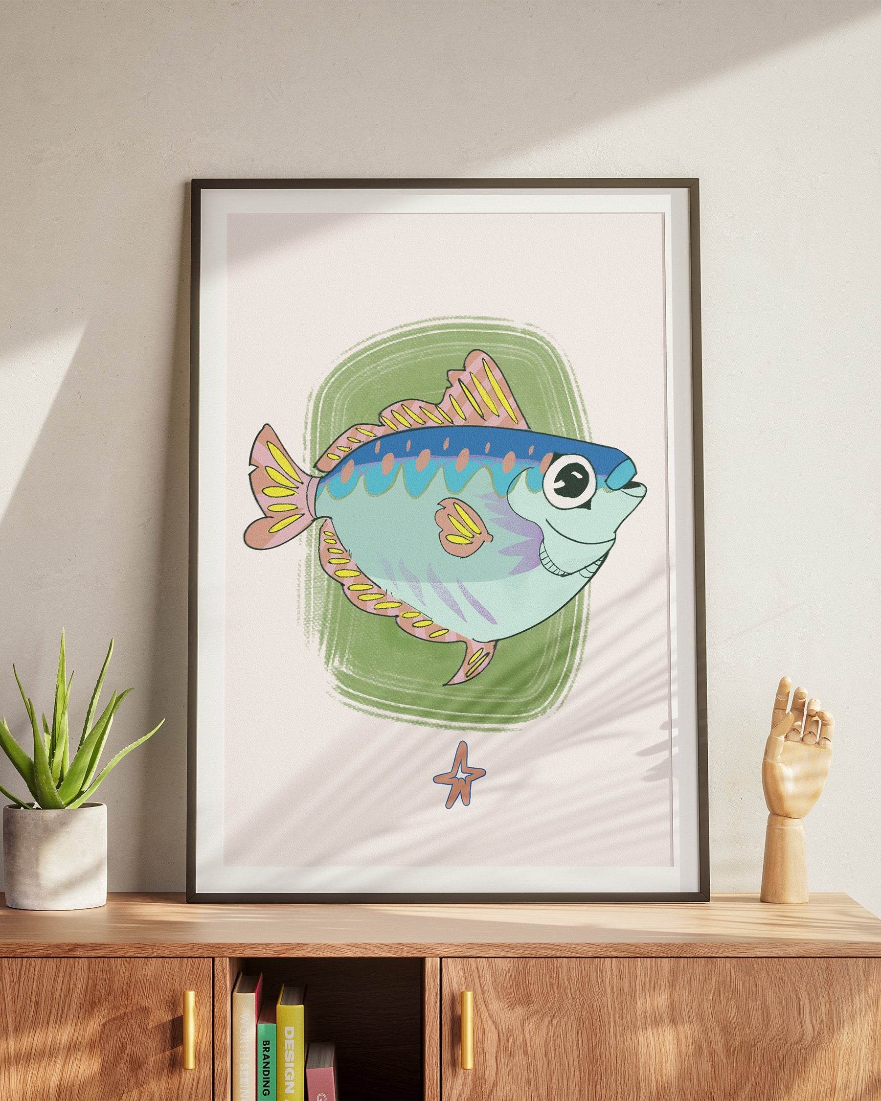 Moonfish | Vertical Print