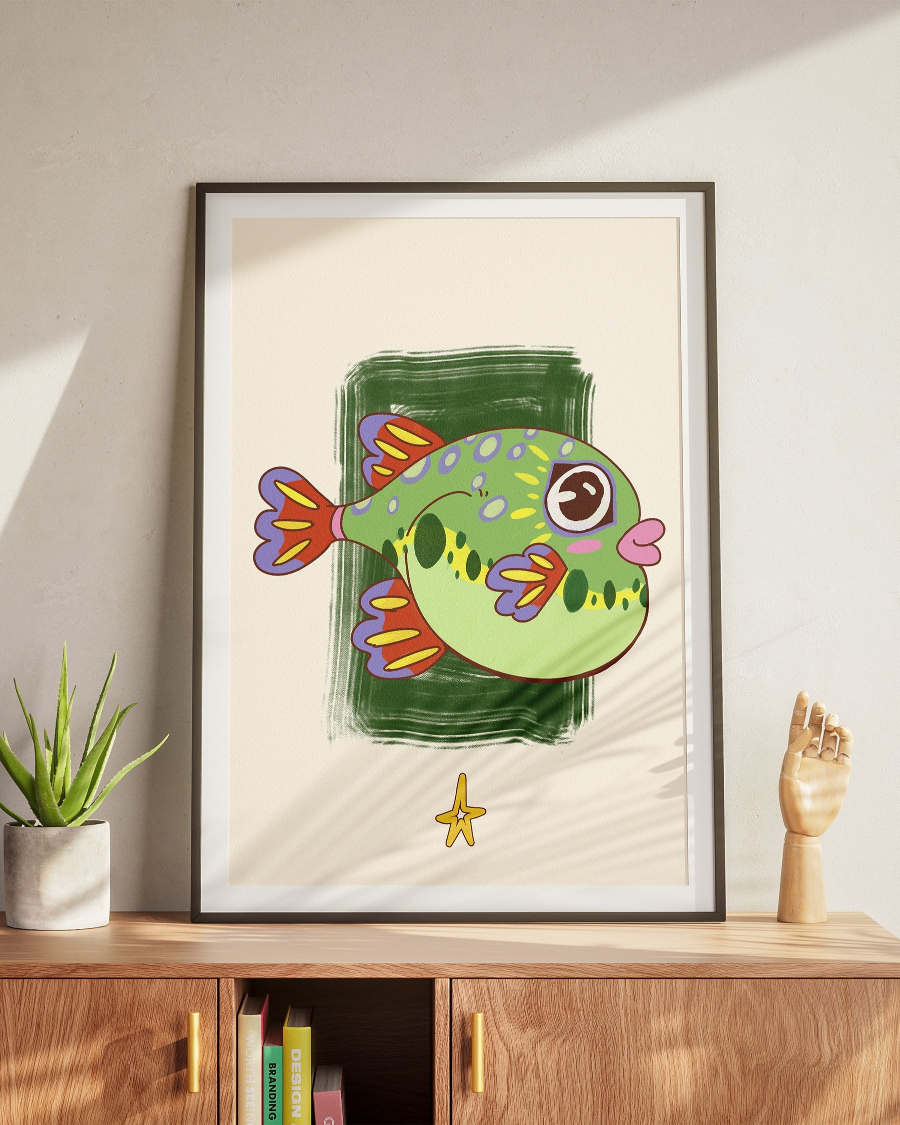 Pufferfish | Vertical Print