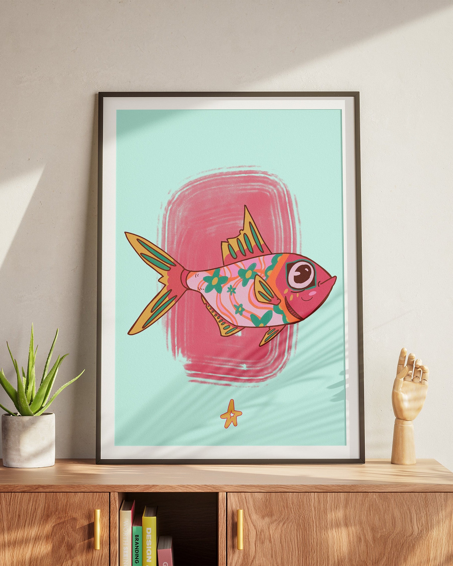Splendid Alfonsino | Vertical Print