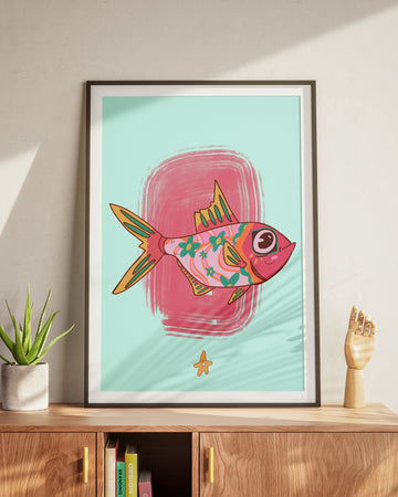 Splendid Alfonsino | Vertical Print